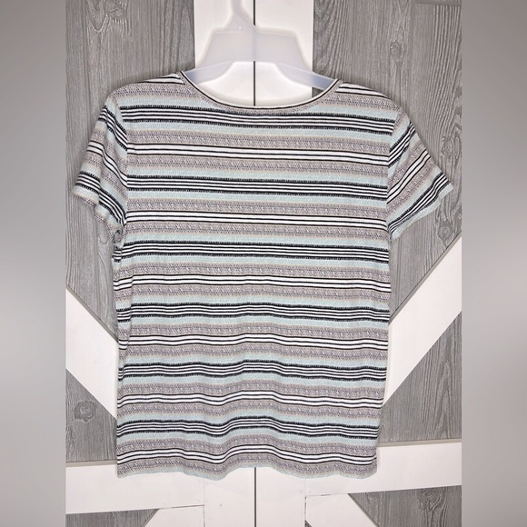 BAG159. Loft casual striped tee Medium - Picture 4 of 4